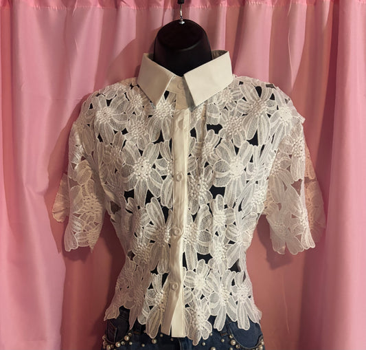 Blusa en crochet