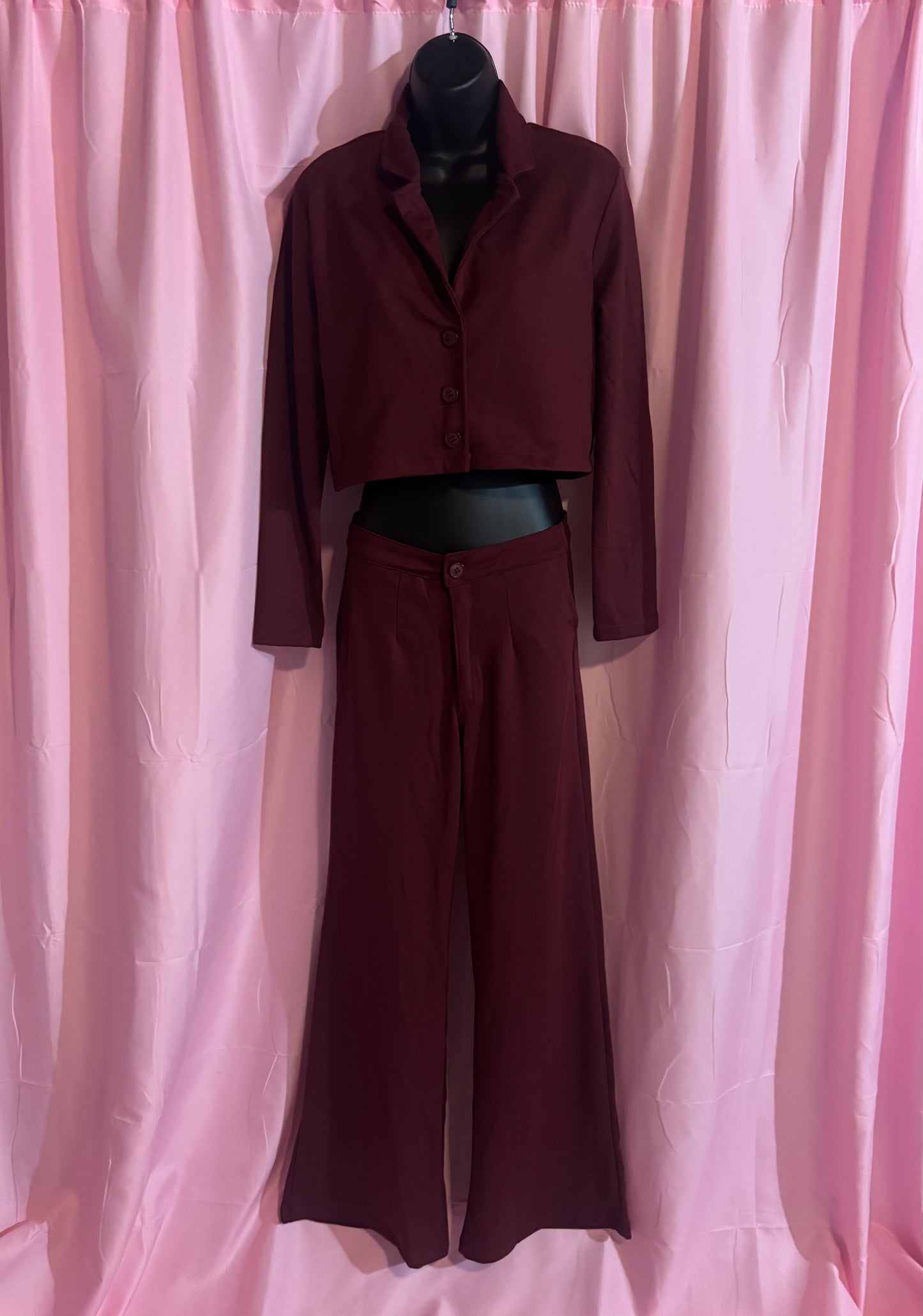 Set de palazo y blazer