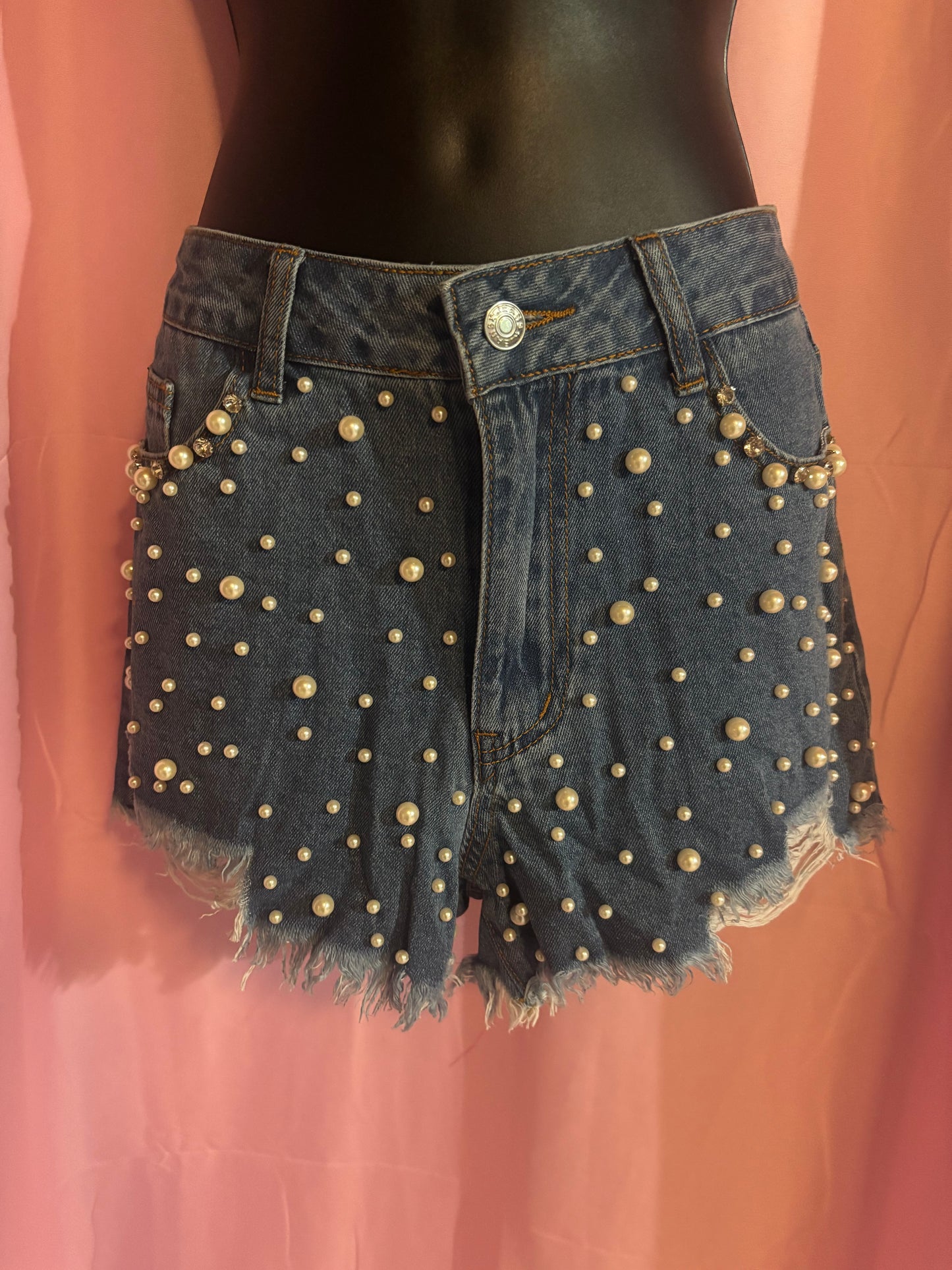 Mahón/short en pedrería