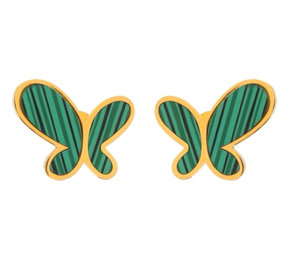 Aretes mariposa