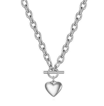 Cadena de corazón