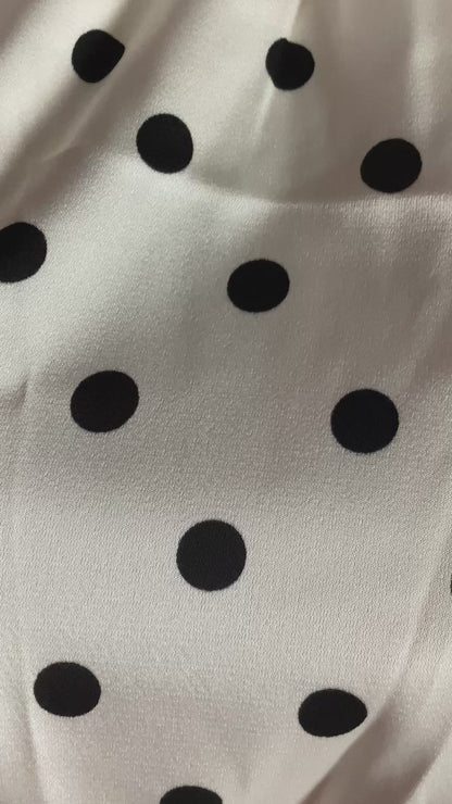 ✨ Vestido Halter Polka Chic – Velvet Bloom ✨